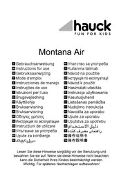 Hauck Montana Air Instrucciones De Manejo