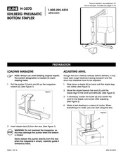 Uline KIHLBERG H-3070 Manual Del Usuario