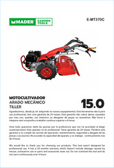 MADER E-MT370C Manual De Instrucciones