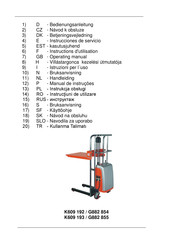 Kaiser+Kraft G882 855 Instrucciones De Servicio