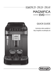 DeLonghi Magnifica Evo ECAM29X.2Y Guía Rápida