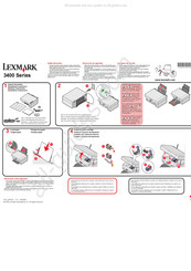 Lexmark 3400 Serie Manual Del Usuario