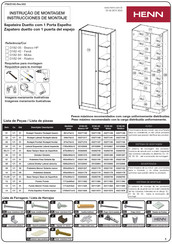 HENN D182-05 Instrucciones De Montaje