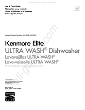 KENMORE ELITE ULTRA WASH 665.1392 Serie Manual De Uso Y Cuidado