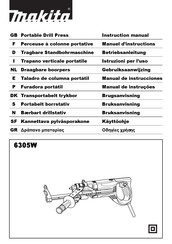 Makita 6305W Manual De Instrucciones