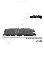 marklin 36645 Manual Del Usuario