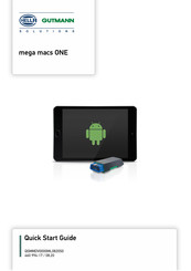 Hella Gutmann mega macs ONE Manual Del Usuario