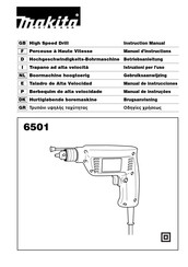 Makita 6501 Manual De Instrucciones