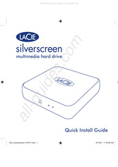 LaCie silverscreen Manual Del Usuario