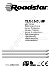 Roadstar CLR-2540UMP Manual De Instrucciones