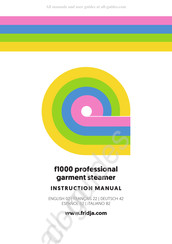 Fridja f1000 Manual Del Usuario