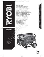 Ryobi RGN2500 Traducción De Las Instrucciones Originales