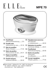 Beurer ELLE MPE 70 Instrucciones De Uso