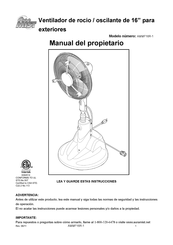 AuraMist AMMF16R-1 Manual Del Propietário