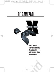 X-Tensions XG-210 RF GamePad Instrucciones De Uso