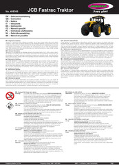 Jamara JCB Fastrac Traktor Instrucción