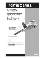 Porter Cable PT10 Manual De Instrucciones