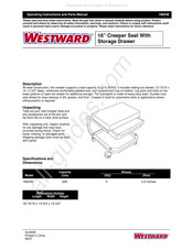 Westward 1MZH8 Manual De Instrucciones Y Operación