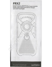 Lextronix FRX2 Guía De Funcionadmiento