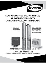 Evans SOLAR025-35L Manual Del Propietário