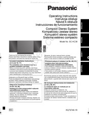 Panasonic SC-HC38 Instrucciones De Funcionamiento