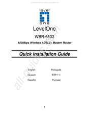 LevelOne WBR-6603 Guía De Instalación Rápida