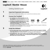 Logitech Marble Guia De Inicio Rapido