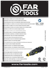 Far Tools DC 130 Traduccion Del Manual De Instrucciones Originale