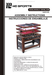 MD SPORTS CBF056 027M Instrucciones De Ensamblaje