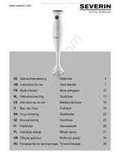 SEVERIN SM 3736 Instrucciones De Uso