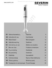 SEVERIN SM 3730 Instrucciones De Uso