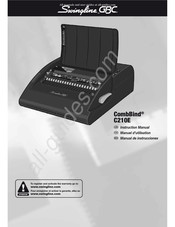 GBC CombBind C210E Manual De Instrucciones