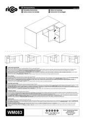 ricoo WM083-W Instrucciones De Montaje