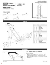 Uline H-2086 Guia De Inicio Rapido