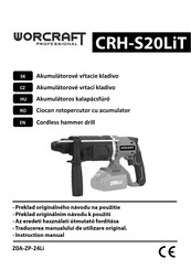 Worcraft CRH-S20LiT Manual Del Usuario