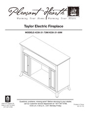 Pleasant Hearth Taylor Manual