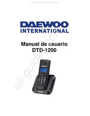 Daewoo International DTD-1200 Manual Del Usuario