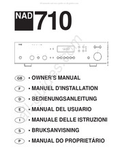 NAD 710 Manual Del Usuario