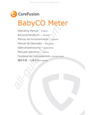 CareFusion BabyCO Manual De Funcionamiento