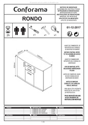 CONFORAMA RONDO 214245 Manual De Montaje