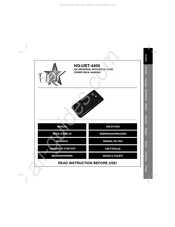 HQ UBT-4400 Manual De Uso