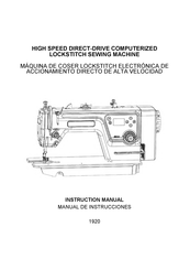 ALFA INDUSTRIAL 1920 Manual De Instrucciones