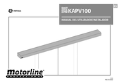 Motorline professional KAPVSP Manual Del Utilizador/Instalador