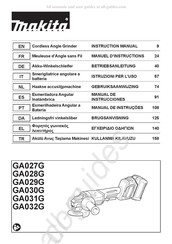 Makita GA030G Manual De Instrucciones