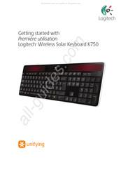 Logitech K750 Manual Del Usuario