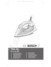 Bosch TDA 56 Serie Instrucciones De Uso