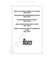 Teka TKD 1270 T Manual De Instrucciones