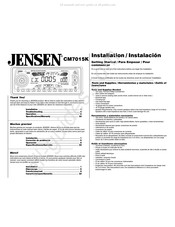 Jensen CM7015K Instalación