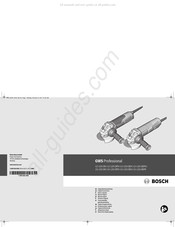 Bosch GWS 12-125 CIX Professional Manual Original