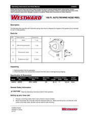 Westward 24AD43 Instrucción De Funcionamiento